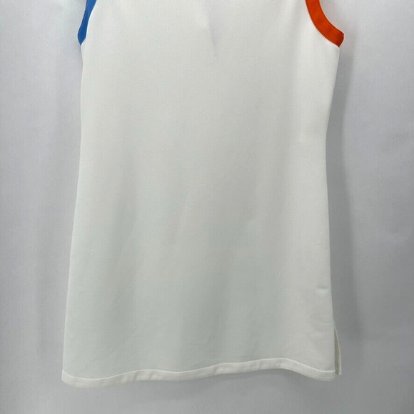 Tory Burch Tory Sport Sleeveless Tunic‎ Dress Size L White Tennis Pickleball NWT - Picture 7 of 11